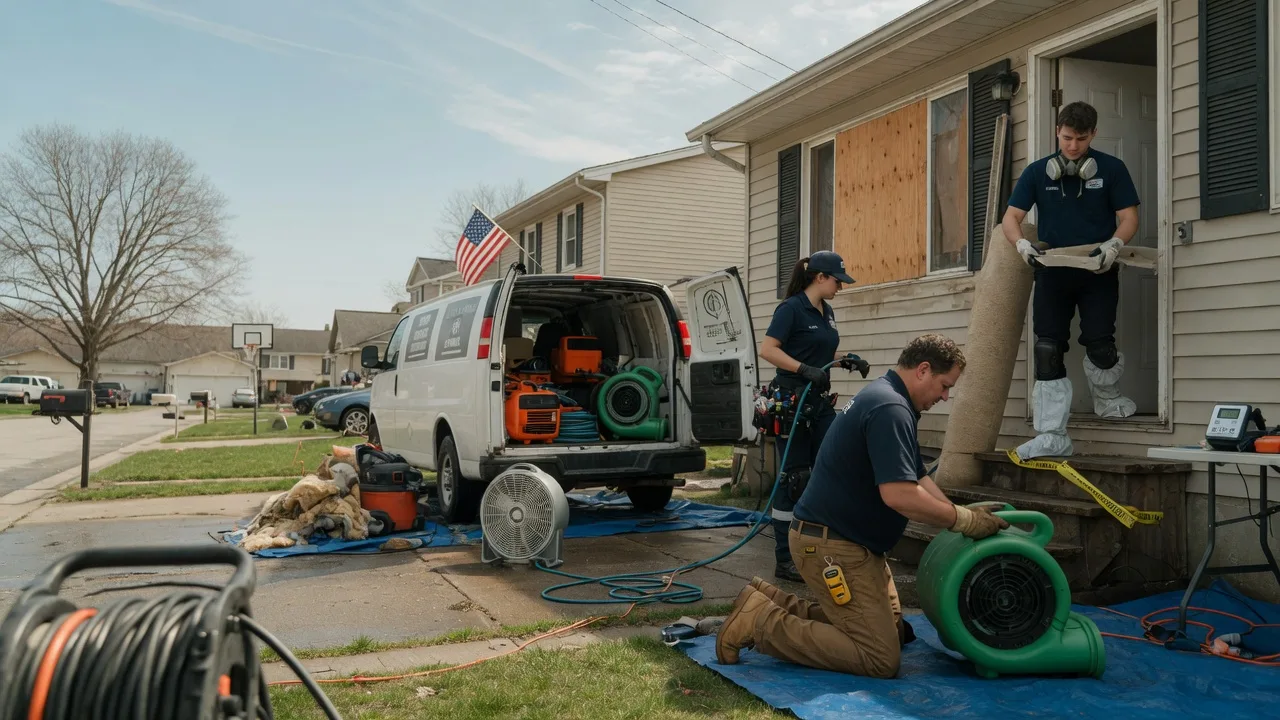 Water Damage Restoration in Pillow, PA near me